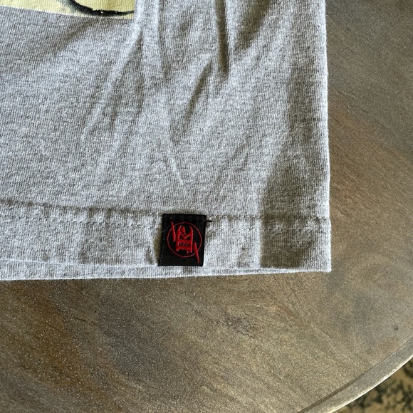 IMKING Clothing 80s 90s Retro Skeleton Boombox Gray Shirt M - Picture 5 of 5